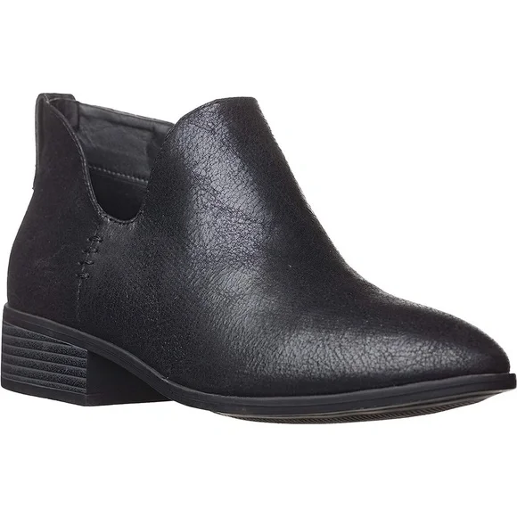 WOMEN'S Low Cut Zip On Booties - Size 7 - Picture 1 of 10